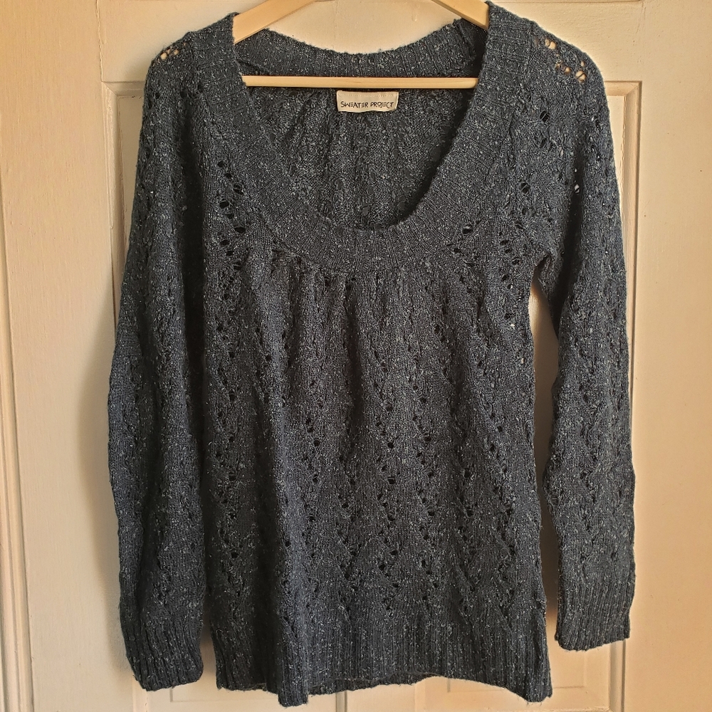 Sweater Project Teal Sweater